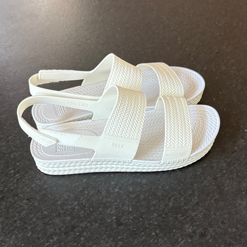 REEF white Strappy Sandals
